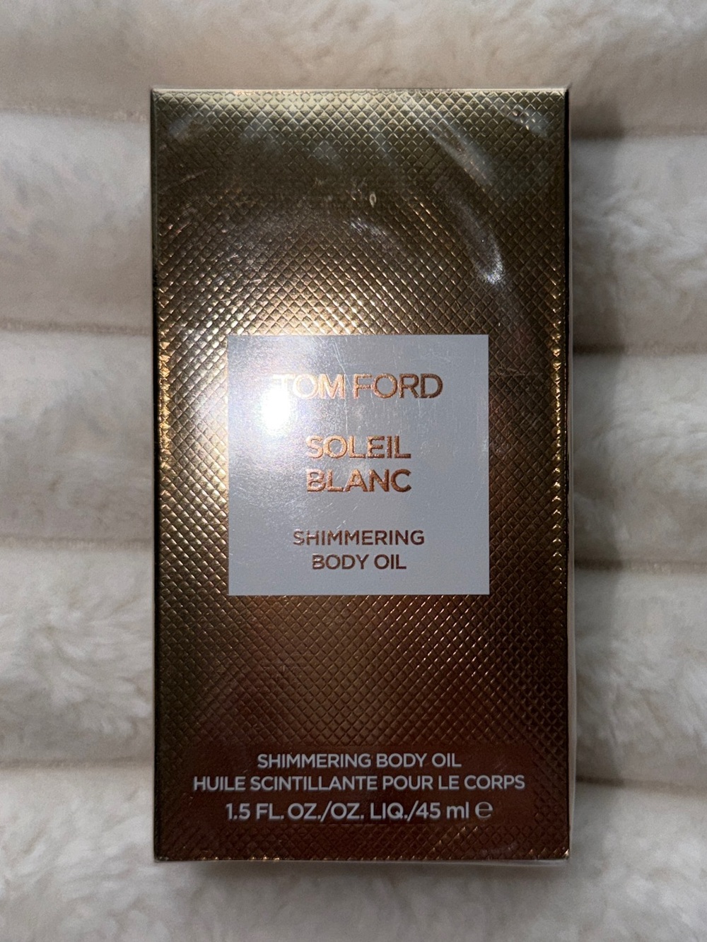 Tom Ford Soleil Blanc Shimmering Body Oil Mini 1.5 oz / 45 ml Luxury Glow Oil - Picture 2 of 8